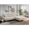 Ecksofa Drago Mit Kissen Beige 290x166 Cm - Wildeiche/Beige, MODERN, Textil (290/166cm) - MID.YOU