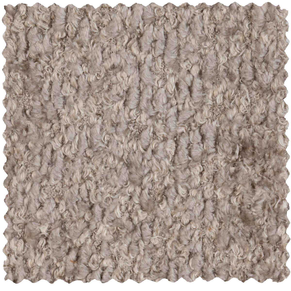 Sofaelement Mojo Bouclé-Stoff beige - Sandfarben/Schwarz, MODERN, Textil (124/74/162cm) - Livetastic