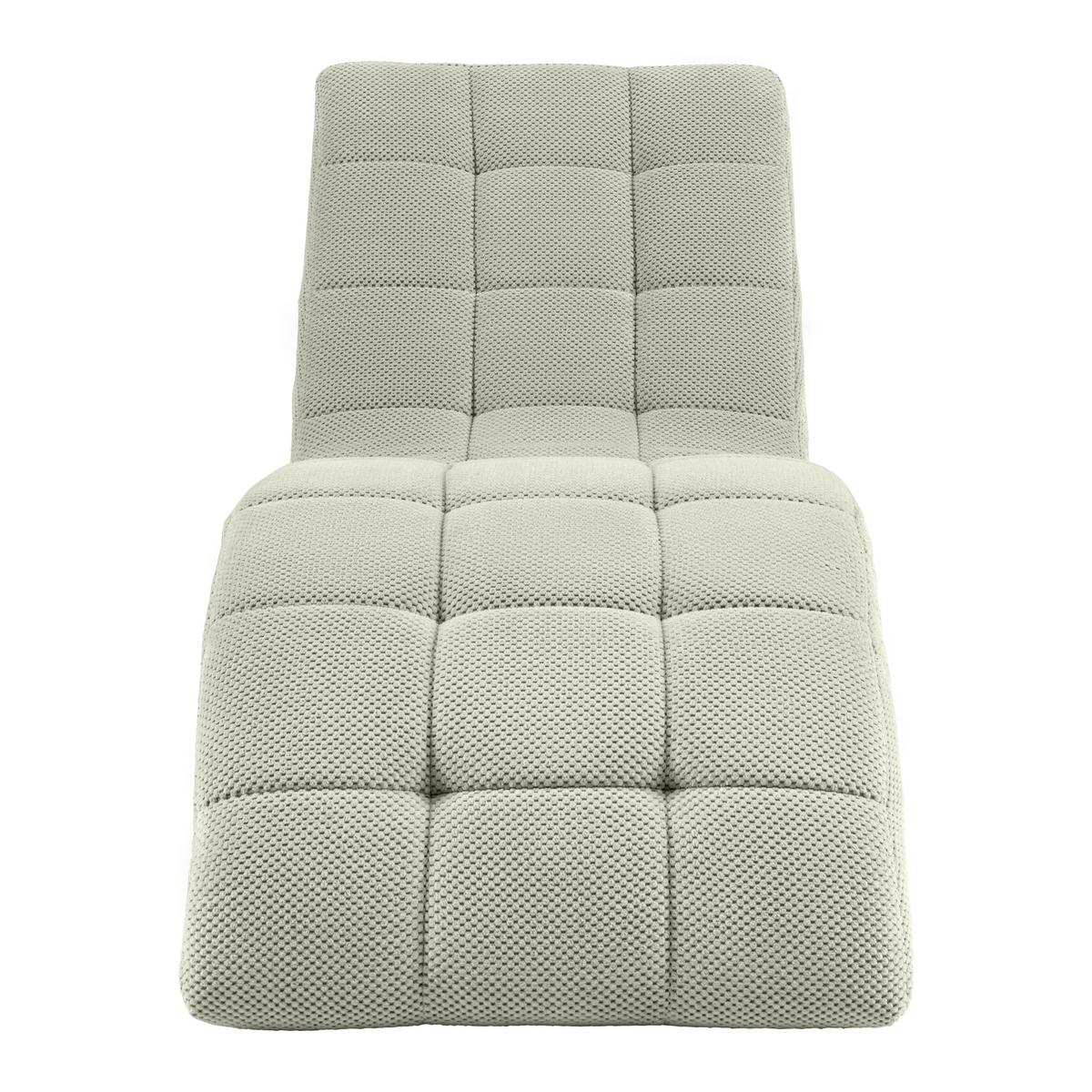 Relaxačné ležadlo LAVANDA, sivobéžová, max. 120 kg - čierna/sivobéžová, Modern, textil/plast (68/80/167cm) - Mömax