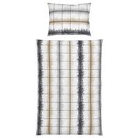 Seersucker Bettwäsche 140x200 Cm Aurelia Baumwolle Beige - Beige, MODERN, Textil (140/200cm) - Luca Bessoni