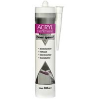 Dichtmasse Acryl Clever Sparen Weiß 300 ml außen/Innen - Weiß, Basics (4,9/23,1/4,9cm)