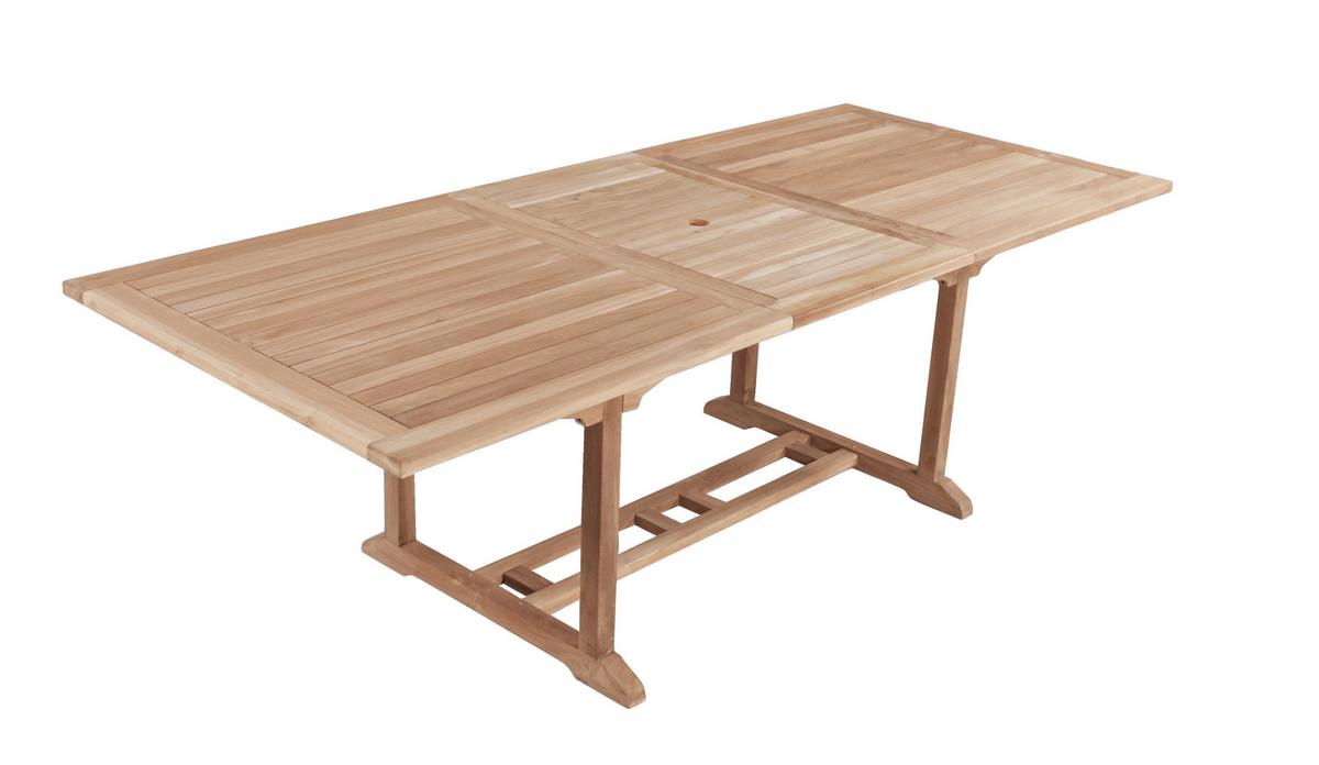 Gartentisch Solo - Naturfarben, Basics, Holz (180/100/75cm) - Gardenson