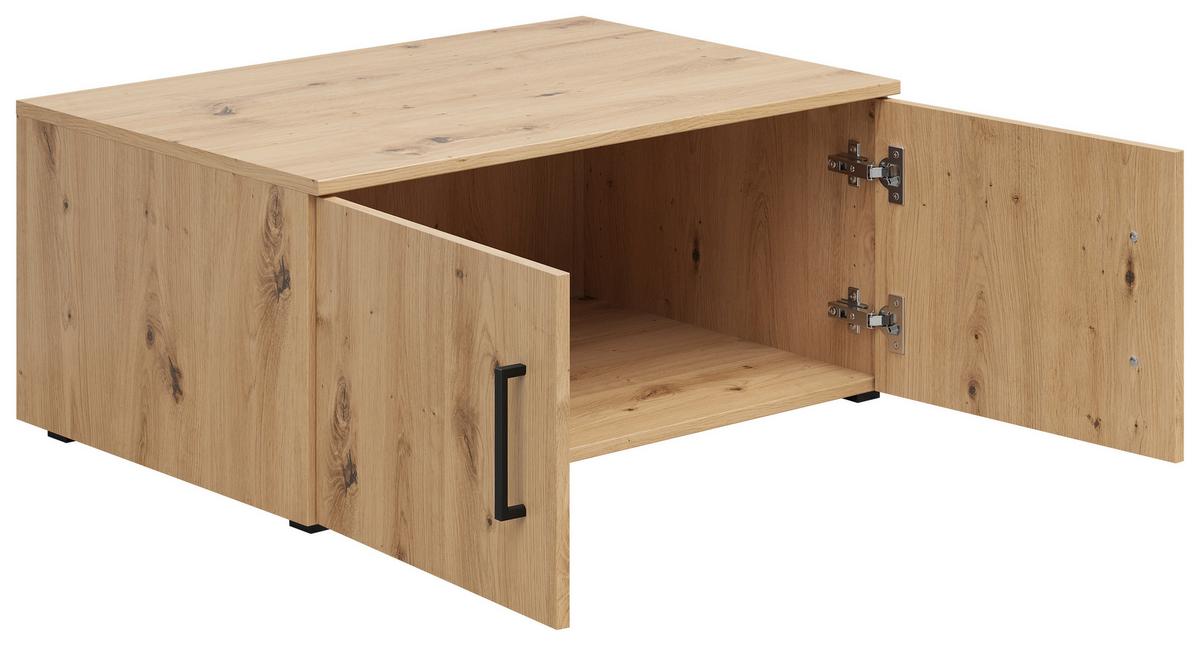 NADSTAVEC NA SKRIŇU Multistauraum - čierna/dub artisan, Modern, kompozitné drevo/plast (80/35/52cm)