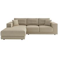Ecksofa Verona Champagner - Champagner, Design, Textil (195/272cm) - Livetastic