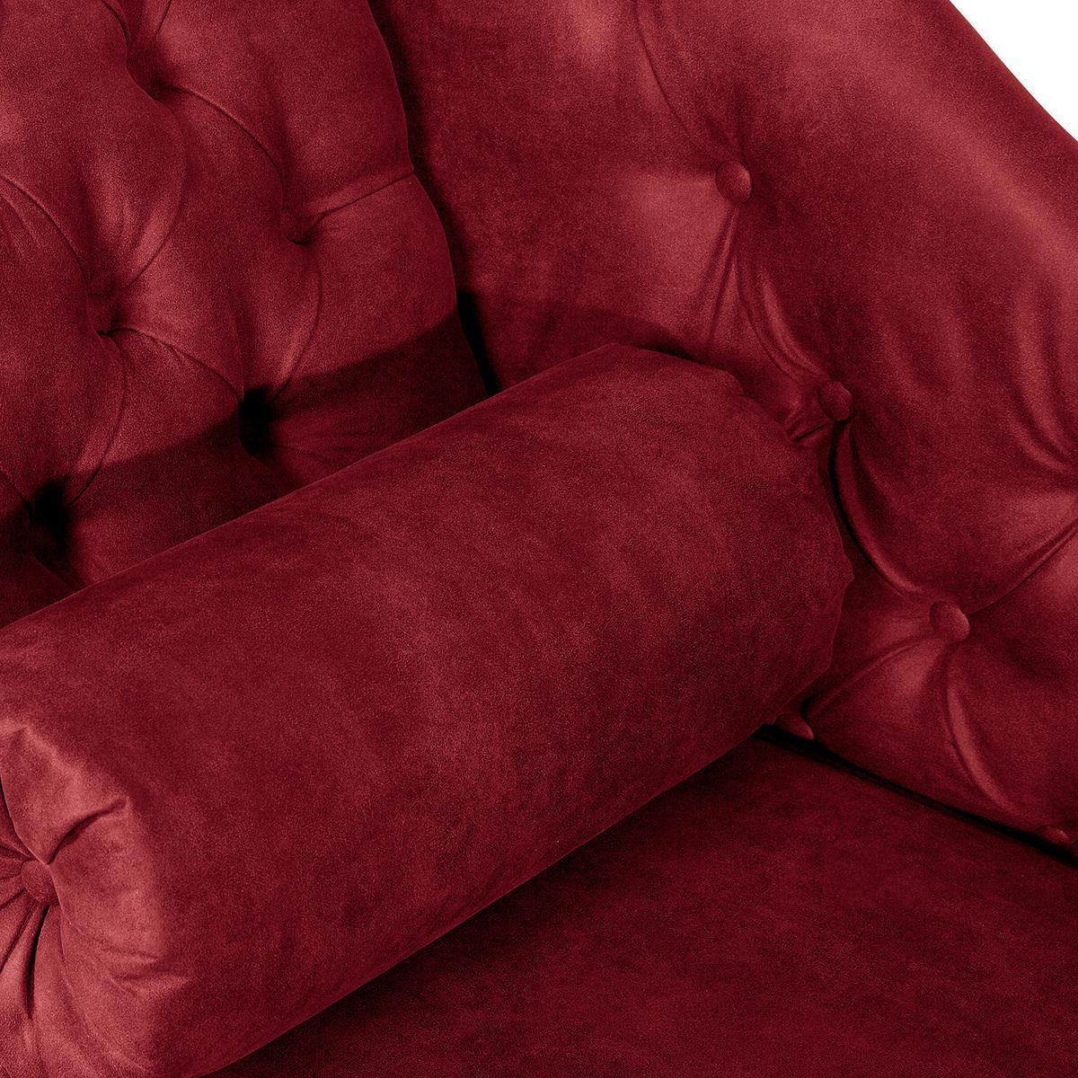 Récamiere Pako Rostfarben B: 185cm - Rostfarben/Braun, Design, Textil (185/93/75cm) - Livetastic