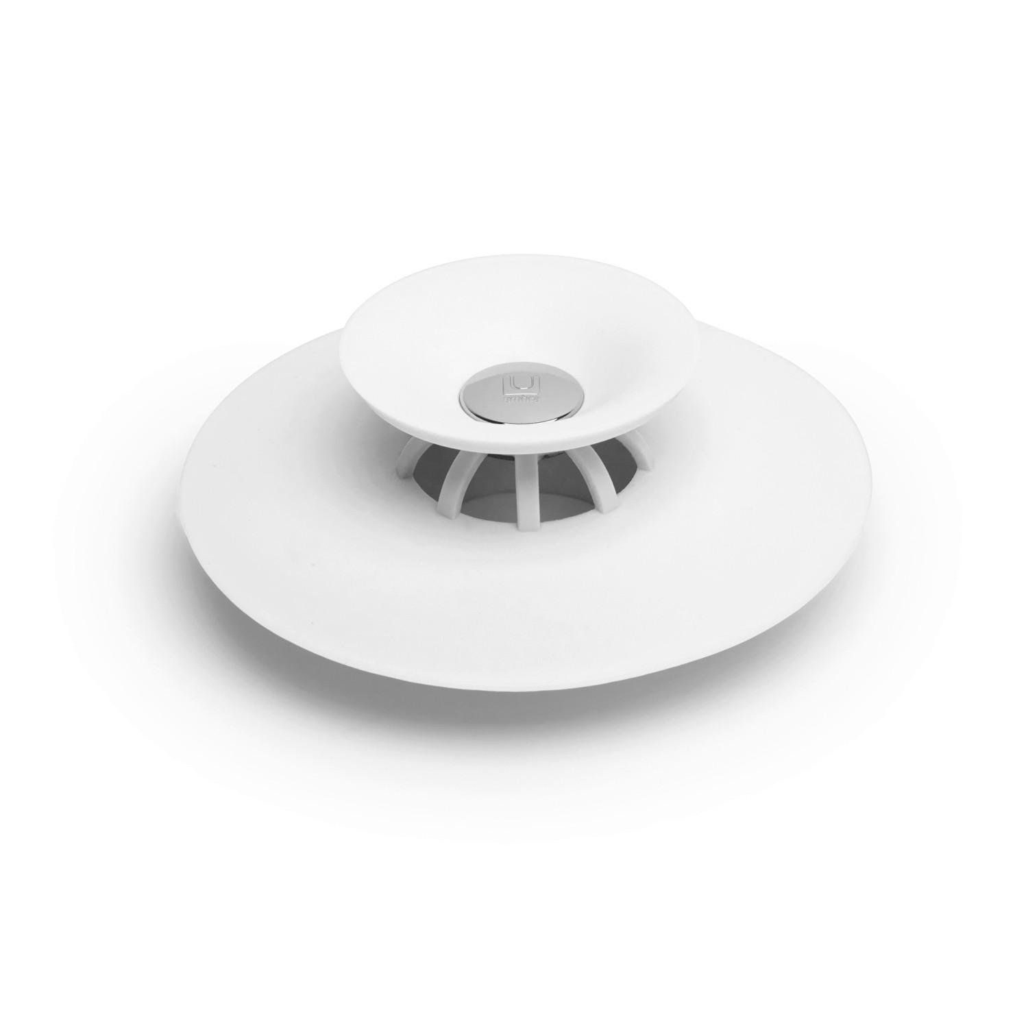 Sítko Do Dřezu Easy-Flex, 20/12/3cm - bílá, Moderní, kov/plast (10,2/2,5cm) - Premium Living