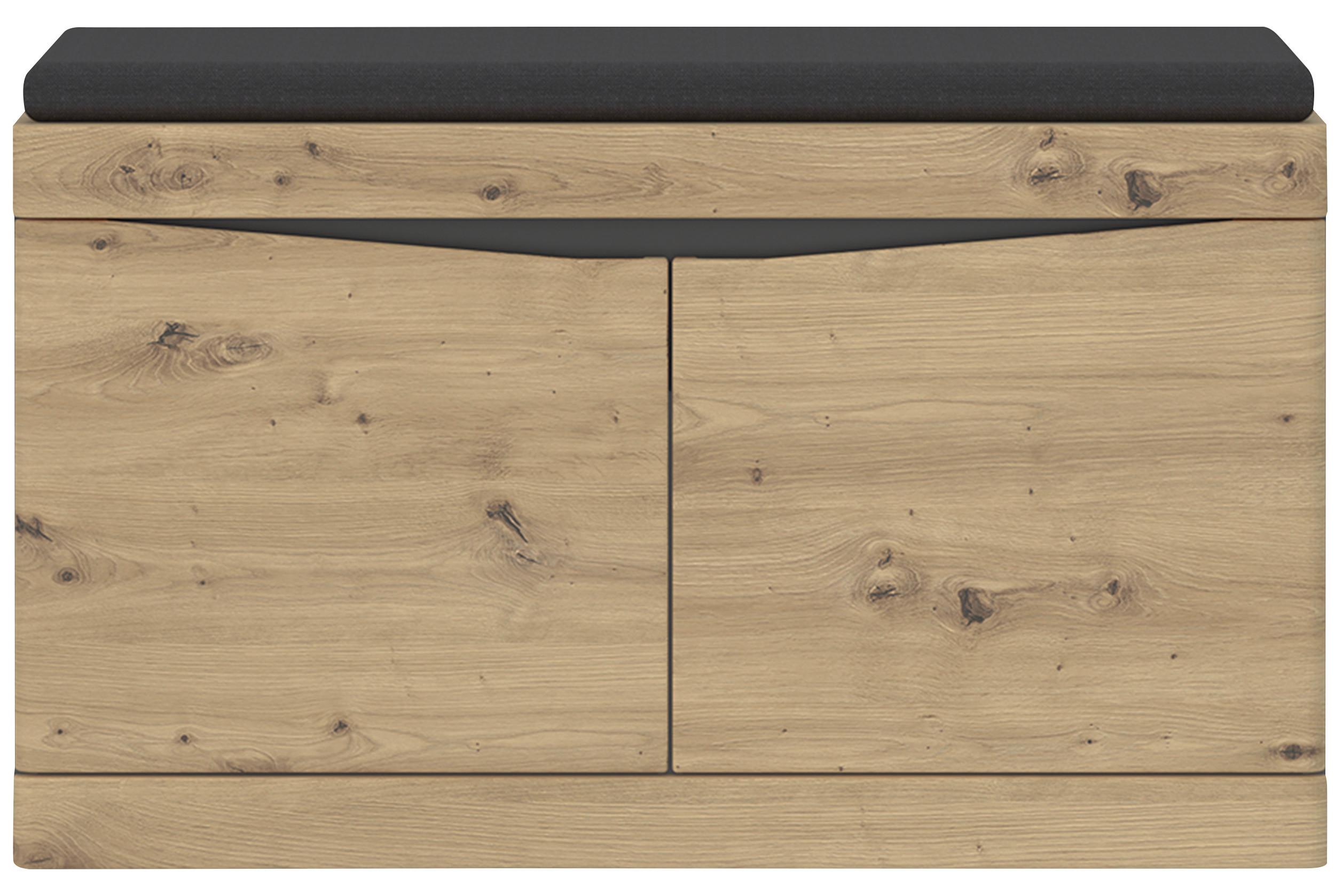 Előszobapad Turino - Modern, faalapú anyag (86/49/39,9cm)