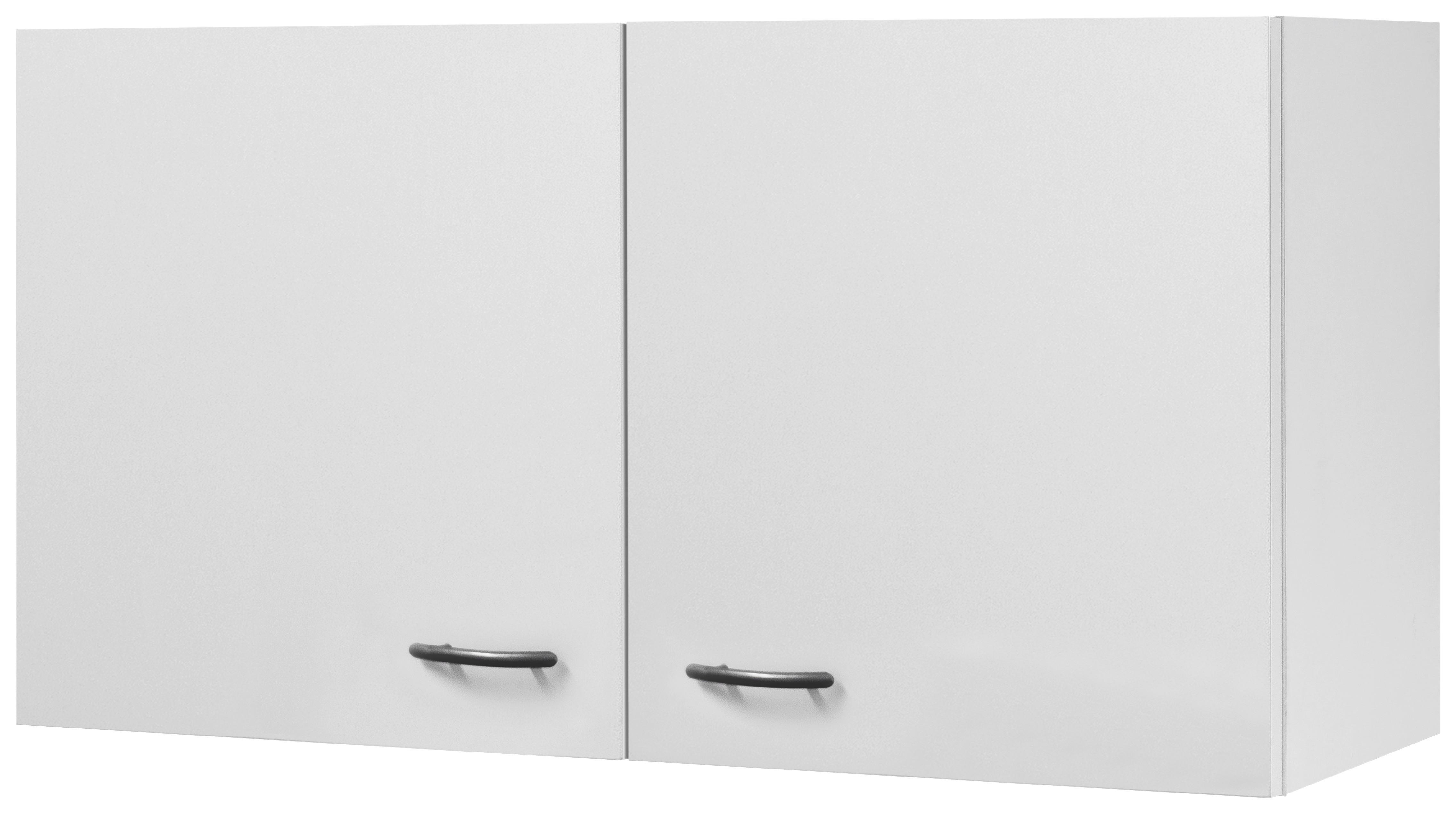 Küchenoberschrank Wito 100 cm Weiß 2 Drehtüren - Weiß, Holzwerkstoff (100/54,8/32cm) - FlexWell