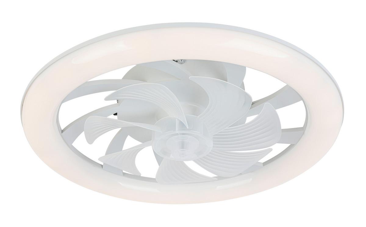 Deckenventilator Carl - Weiß, Basics, Kunststoff (48/12cm) - Luca Bessoni