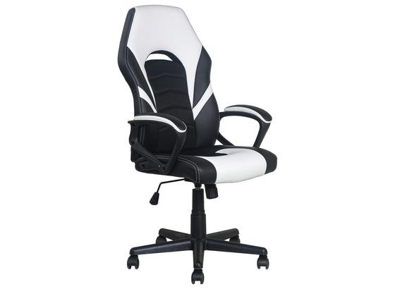 Gamingstuhl Friends B: 59 cm Schwarz/Weiß - Schwarz/Weiß, MODERN, Kunststoff/Textil (59/111-124/63,5cm) - Livetastic Gamingstuhl Friends B: 59 cm Schwarz/Weiß - Schwarz/Weiß, MODERN, Kunststoff/Textil (59/111-124/63,5cm) - Livetastic