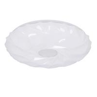 Led-deckenleuchte 13-24930 Cake - Weiß, KONVENTIONELL, Kunststoff/Metall (39/39/7.5cm)