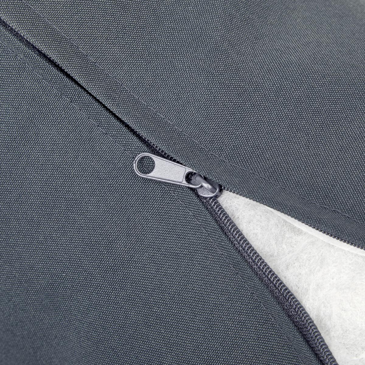 Záhradní pohovka PIA - tmavě šedá, Moderní, dřevo/textil (130/75/80-130cm) - Bessagi Garden