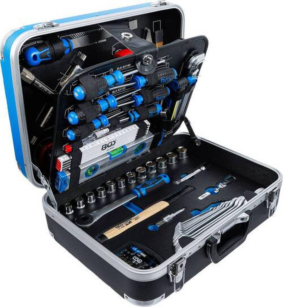 WERKZEUGKOFFER SANITÄR-WERKZEUGKOFFER - Blau/Schwarz, Basics (47,8/18,4/38,5cm)