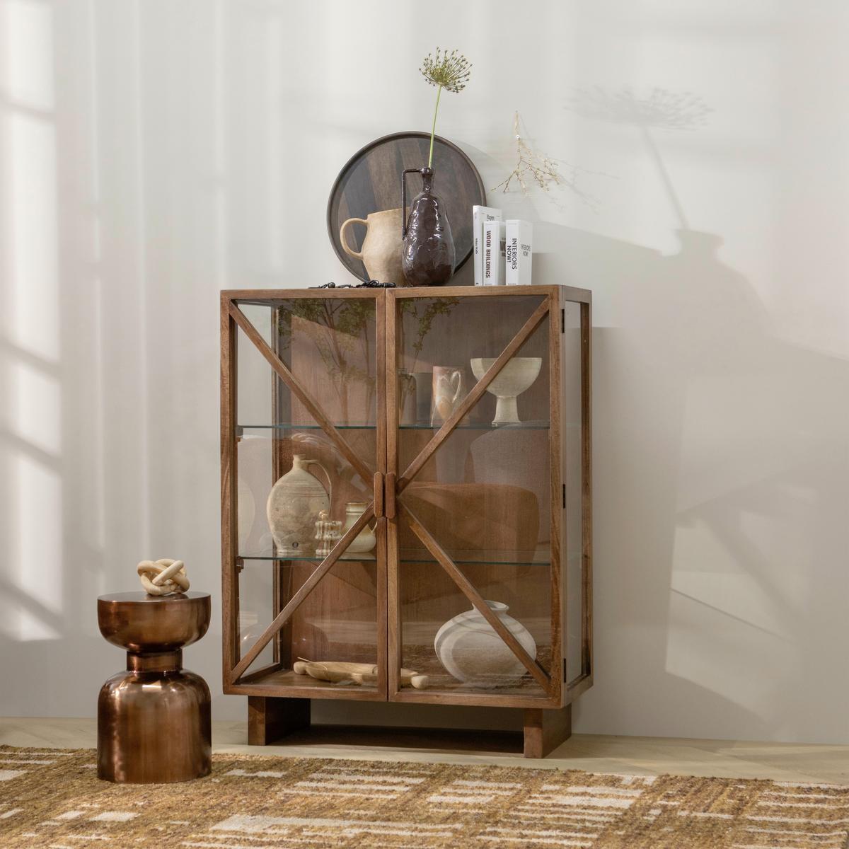 Beistelltisch Frits Bronzefarben B: 30 cm - Bronzefarben, Design, Metall (30/30/47cm) - Livetastic
