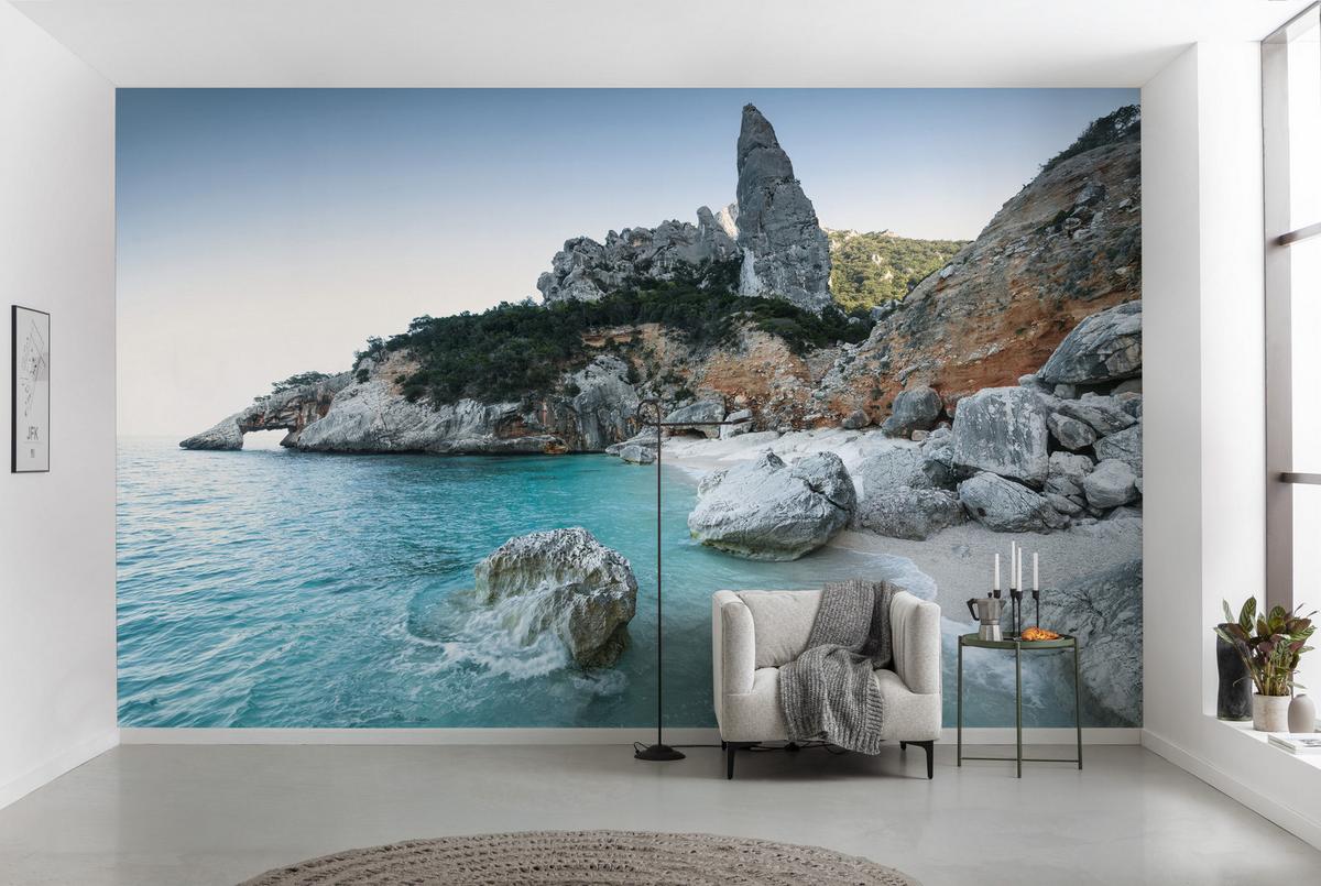 Fototapete Beach Tales - Multicolor, Trend, Textil (450/280cm)