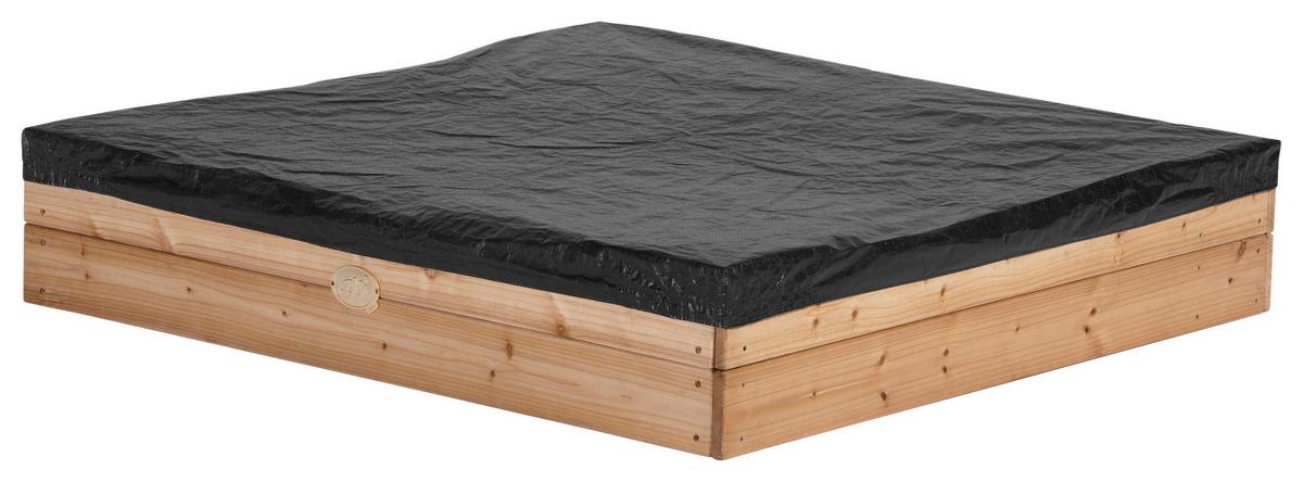 Sandkasten A031.005.00 - Braun/Grün, KONVENTIONELL, Holz/Textil (115/22/115cm) - Ambia Garden