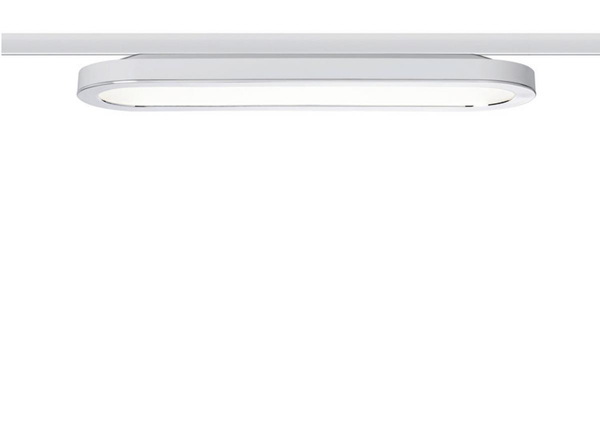 Schienensystem Urail Strahler 95320 LED-Spotkopf Schwenkbar - Chromfarben/Weiß, Design, Kunststoff/Metall (38/3,5/11cm) - Paulmann