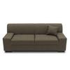 3-sitzer-sofa Norma Grau/braun Webstoff - Wengefarben/Graubraun, Design, Textil (212/74/85cm) - MID.YOU
