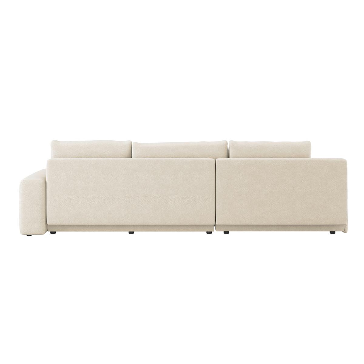 Ecksofa Adria Creme S: 213x308 cm - Creme, Trend, Textil (213/208cm) - Luca Bessoni