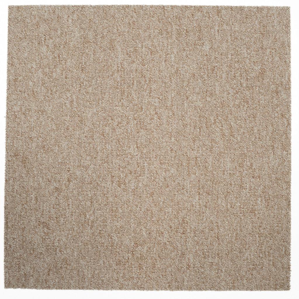 Teppichfliese Beige Mustang 50x50 cm Florhöhe 3 mm