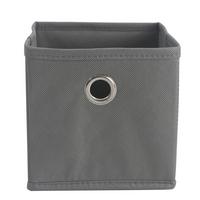 Skladací box PHOEBE -EXT- - sivá, Konventionell, kartón/kov (15/15/15cm) - Based