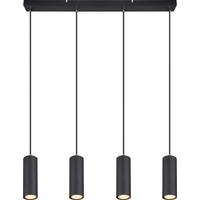 Závesné svietidlo Witmo,V: 120cm, čierna - čierna, Modern, kov (65/6/120cm) - Modern Living