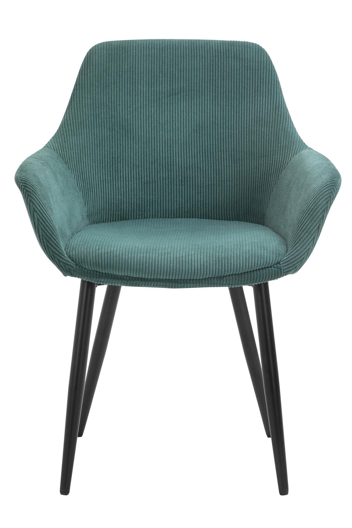 Tischgruppe Naturfarben/grün L: 160 Cm - Naturfarben/Grün, MODERN, Holz/Textil (160/85/76,5cm) - Livetastic