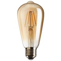 DEKORAČNÍ ŽÁROVKA C80324MM, 6,4/14,2cm - barvy zlata, sklo - Modern Living