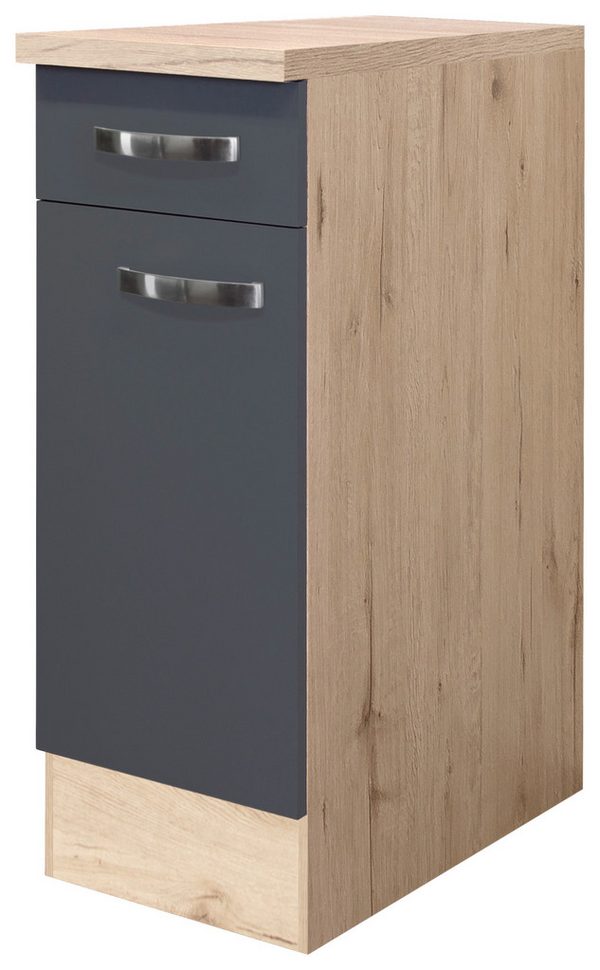 Küchenschrank mit basaltgrauer Front online kaufen