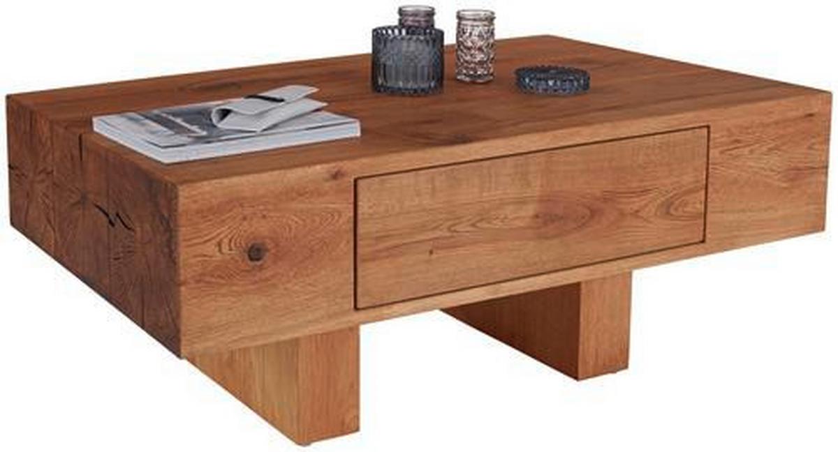 Dohányzóasztal Nature - tölgyfa színű, Modern, faalapú anyag (110/40/60cm)