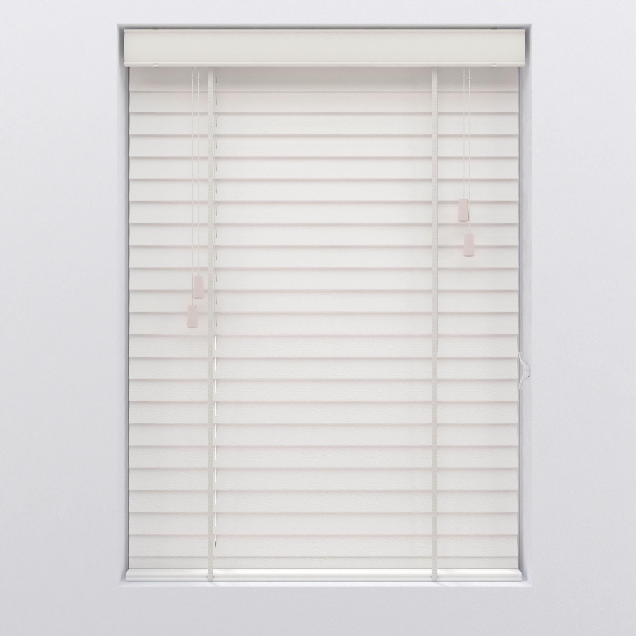 Jalousie Venetian 180x240 cm mit Schnürzug - Weiß, Natur, Holz (180/240cm)