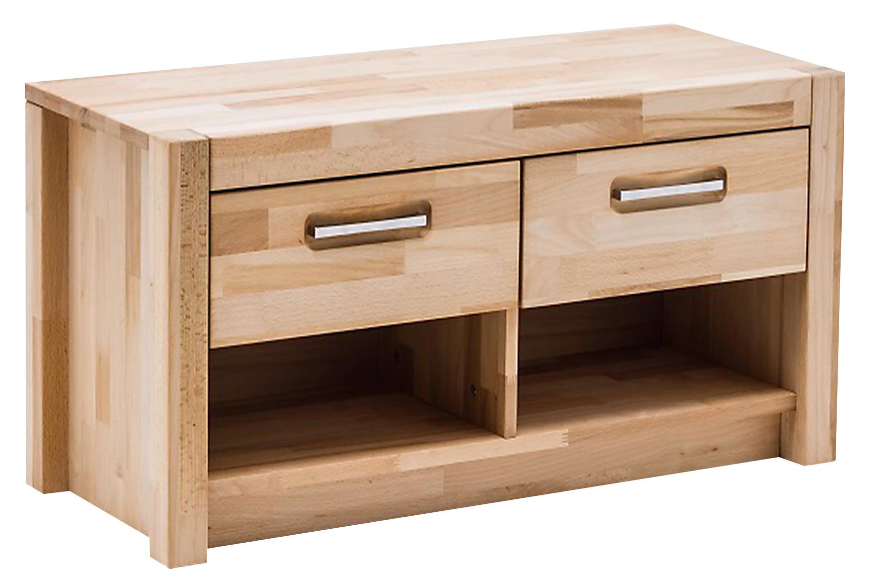 Garderobenbank Buchefarben, B: 100 cm - Buchefarben, KONVENTIONELL, Holz (100/43/40cm) - MID.YOU