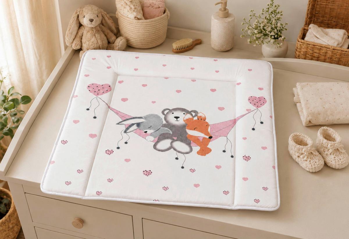 WICKELAUFLAGE TEDDY - Weiß, LIFESTYLE, Textil (75/85cm)