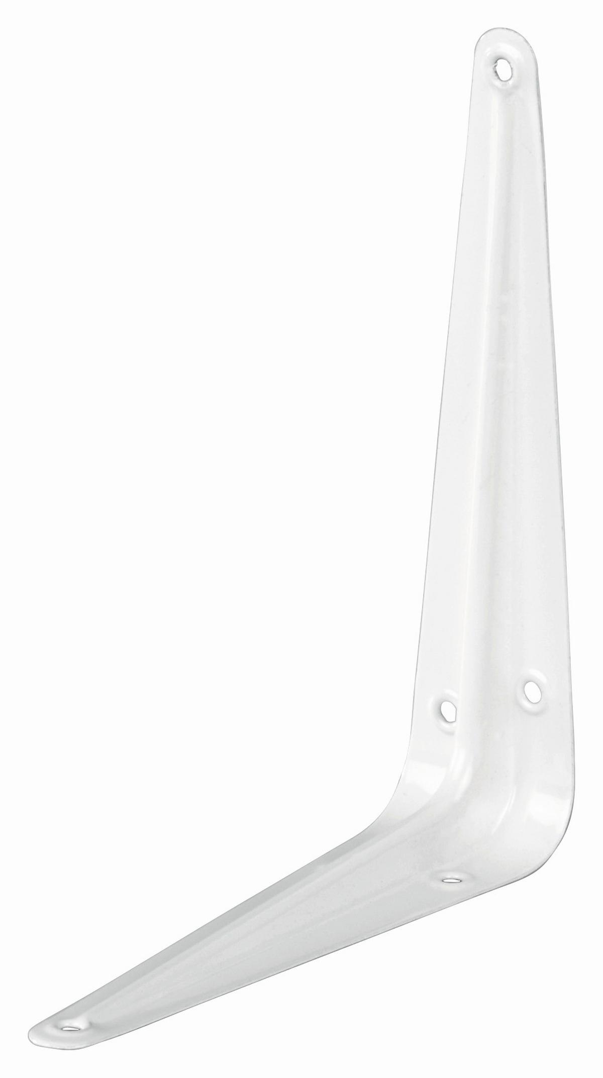 Regalkonsole 12,5 / 15 cm - Weiß, KONVENTIONELL, Metall (12,5/15cm)