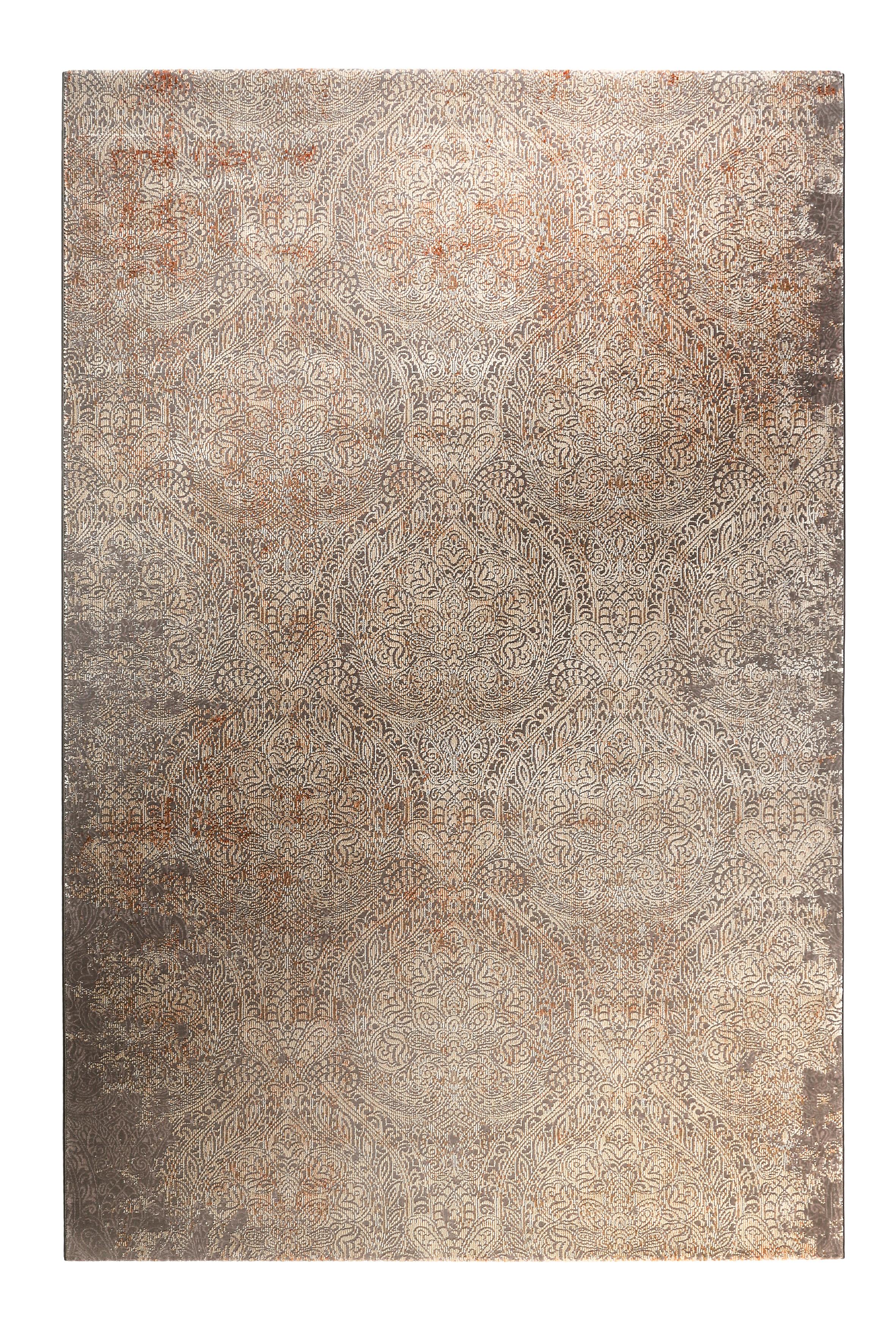Vintage-teppich Baroque Vintage Silberfarben, Beige  200/290 cm 