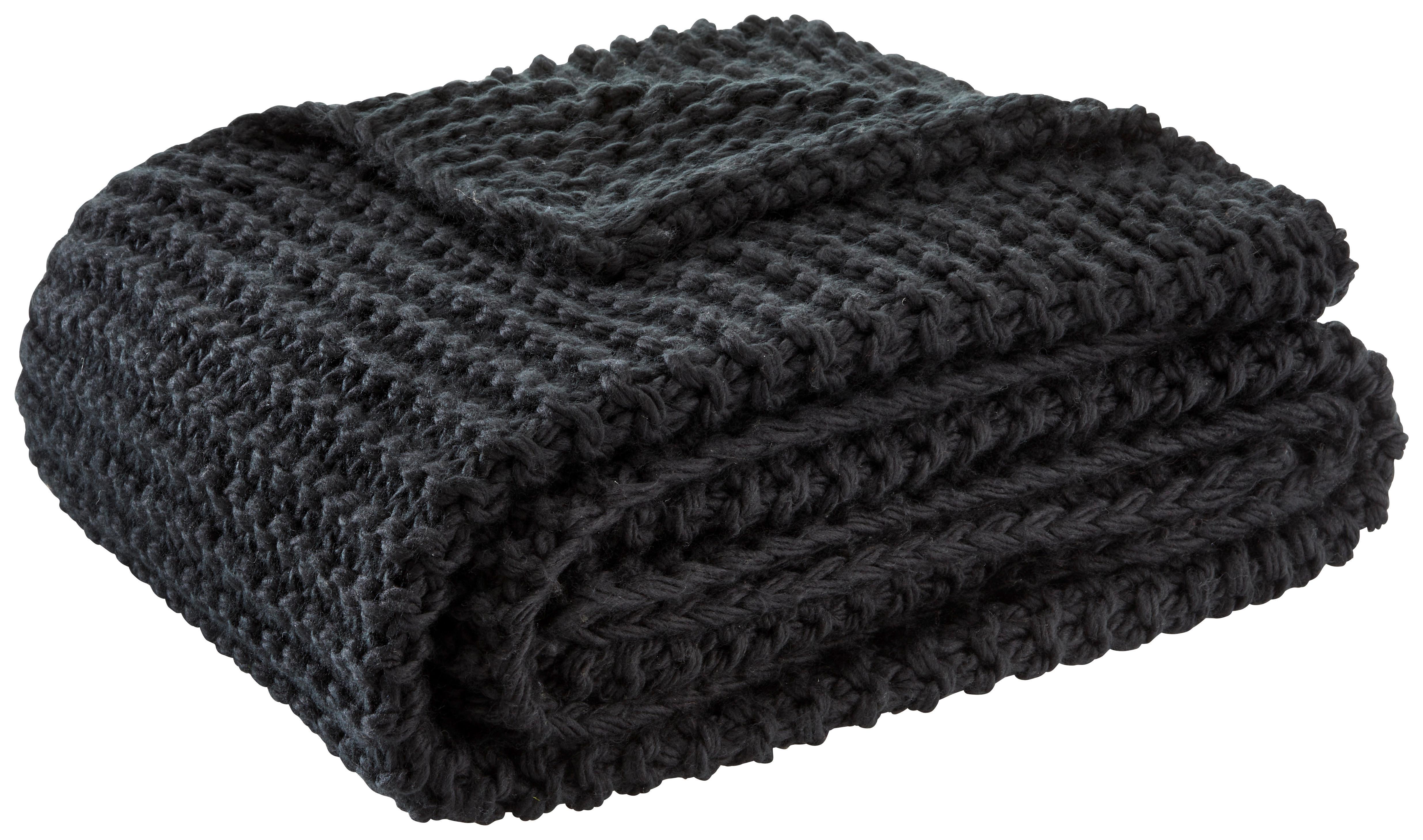 Mäkká Deka Emily, 110/160cm, Čierna - čierna, Romantický / Vidiecky, textil (110/160cm) - Premium Living