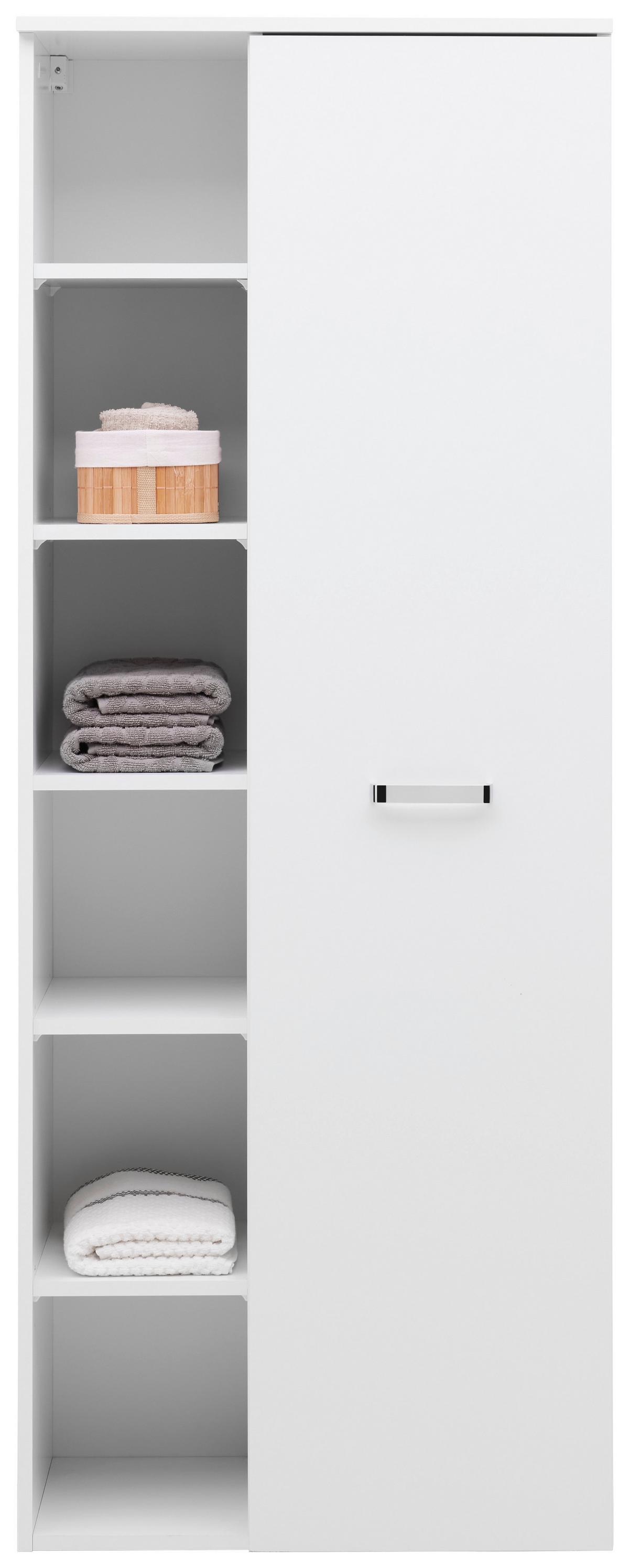 Badezimmer Fresh Weiß B: 166 cm - Weiß, KONVENTIONELL, Holzwerkstoff (166/168,5/47cm) - Ondega