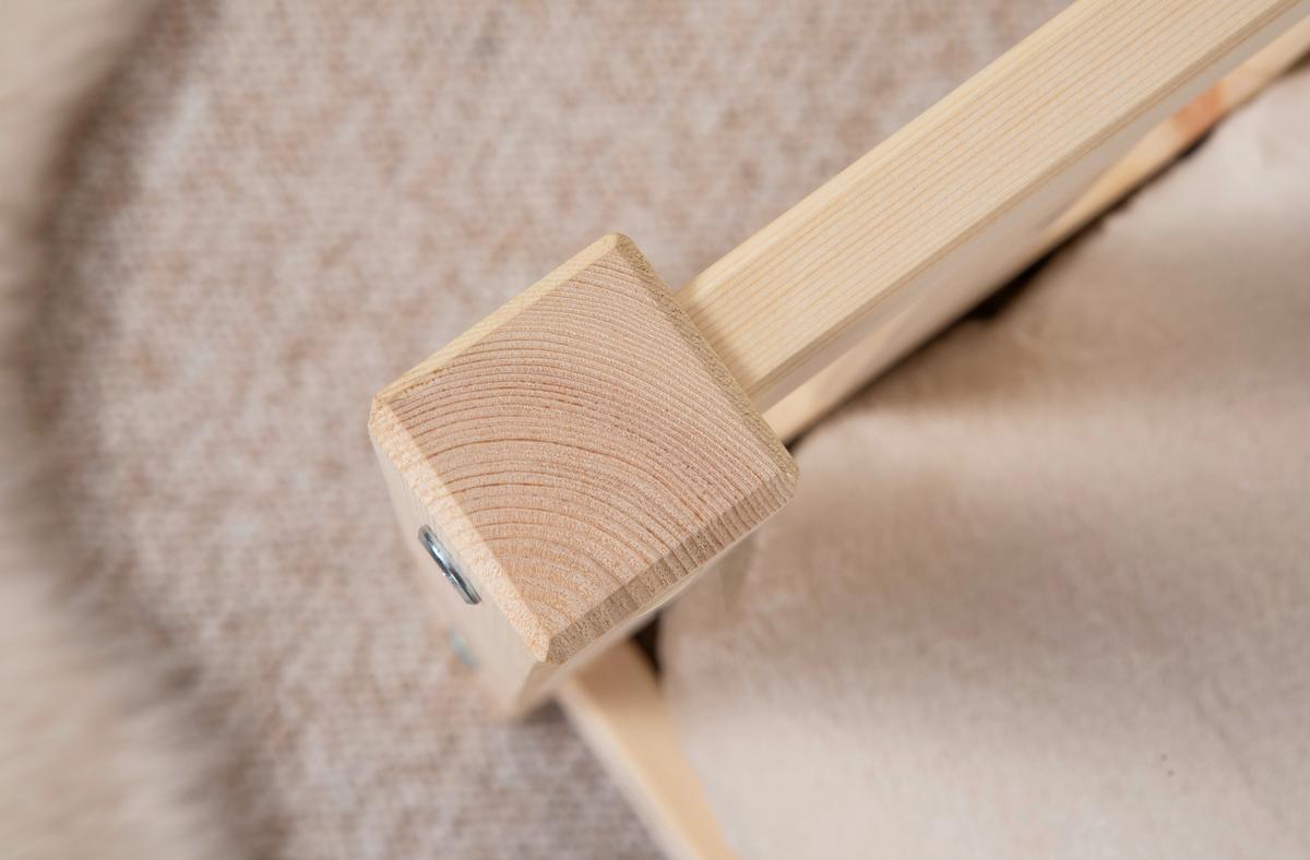 Bodenbett 100/200 Cm In Naturfarben Und Zusatzbett - Naturfarben, MODERN, Holz (100/200cm) - MID.YOU