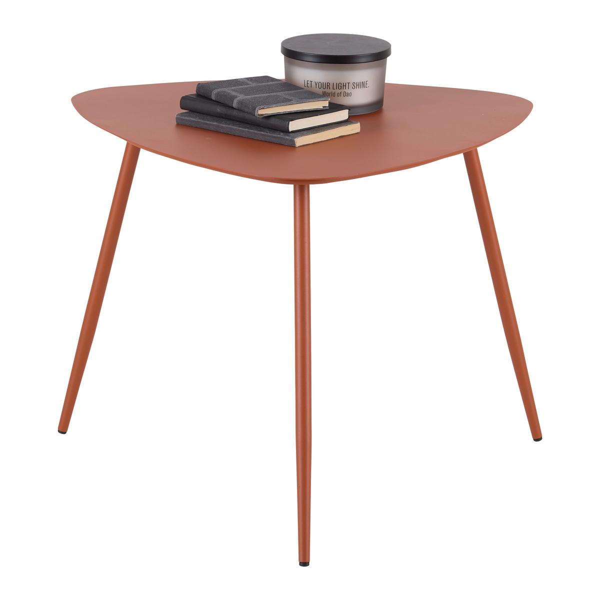 KONFERENČNÍ STOLEK FINE ORANŽOVÁ - oranžová, Moderní, kov (56/45,5/57,5cm) - Mömax