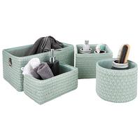 Polckosár Ingetraud - mentazöld, Romantik / Landhaus, műanyag/textil - James Wood