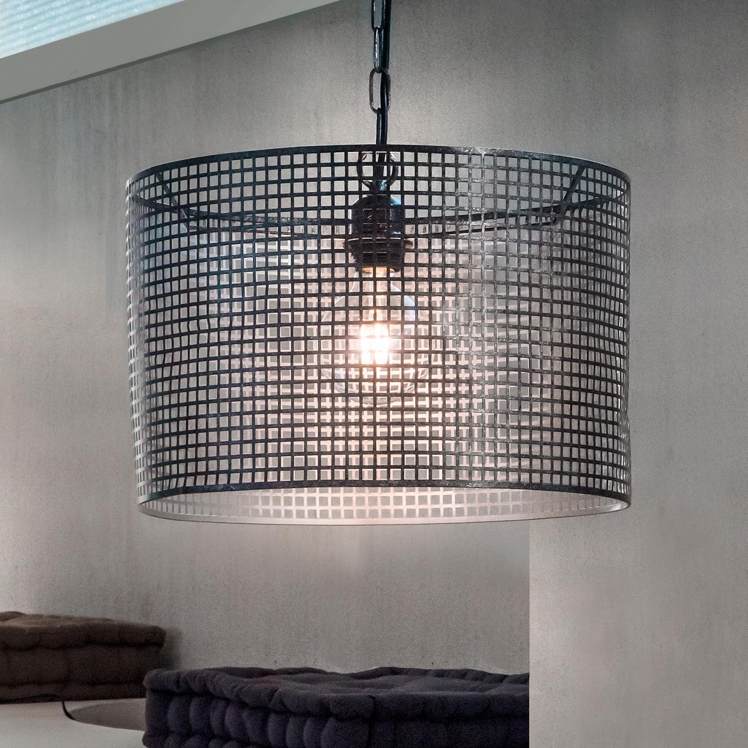 Pendelleuchte Schwarz L: 40 cm 22w - Schwarz, Design, Metall (40/40/100cm)