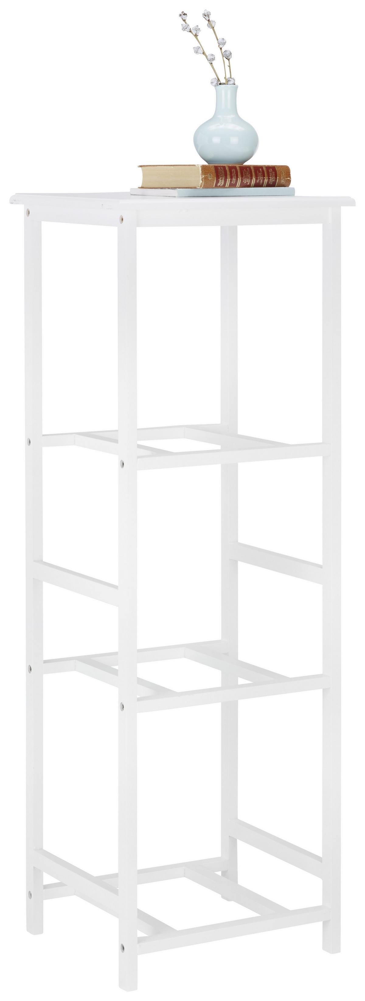 REGÁL NINO - bílá, Moderní, dřevo/kompozitní dřevo (37/114,5/32cm)
