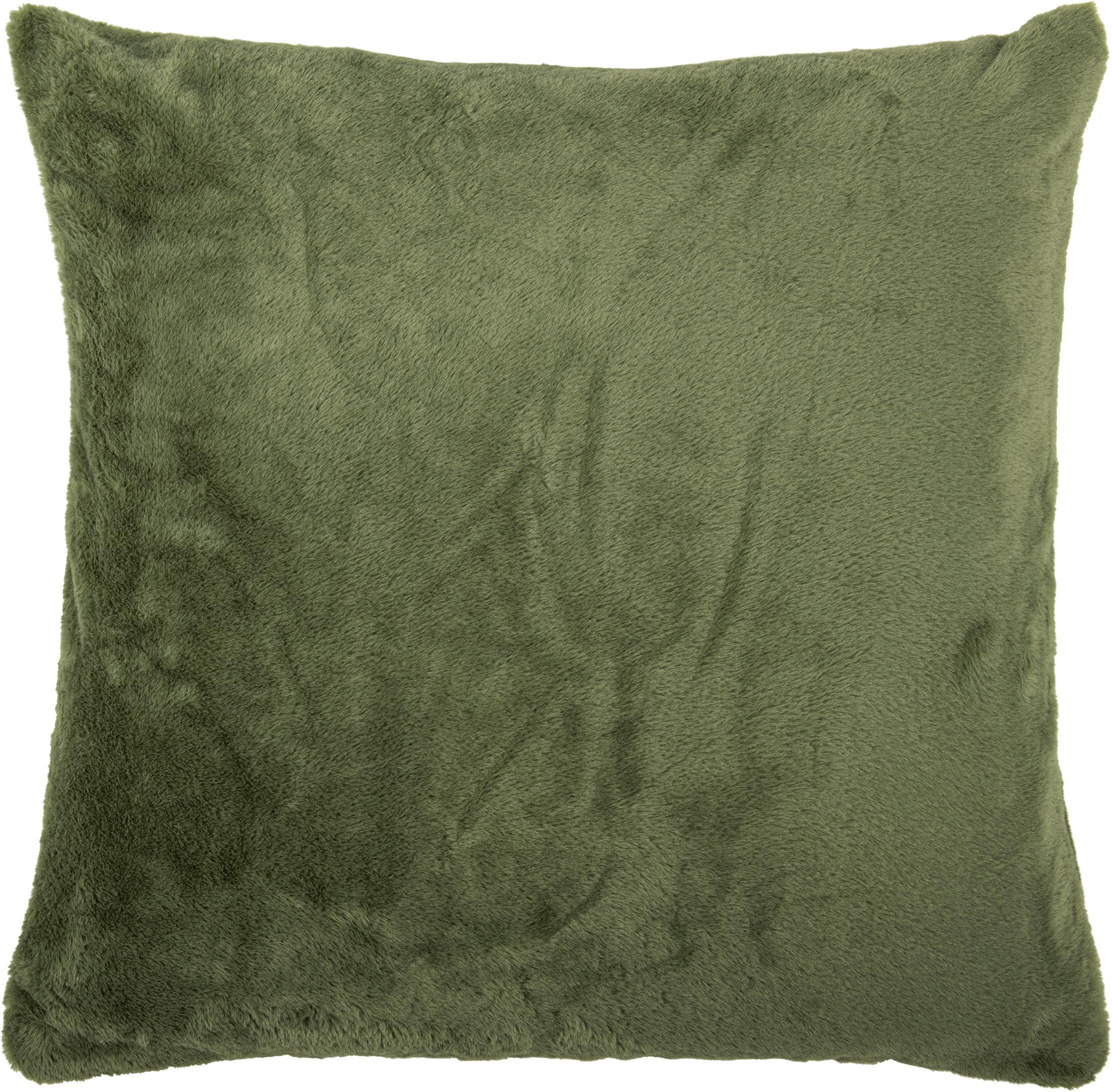Zierkissen Hilton Olivgrün 45x45 cm - Olivgrün, Textil (45/45cm)