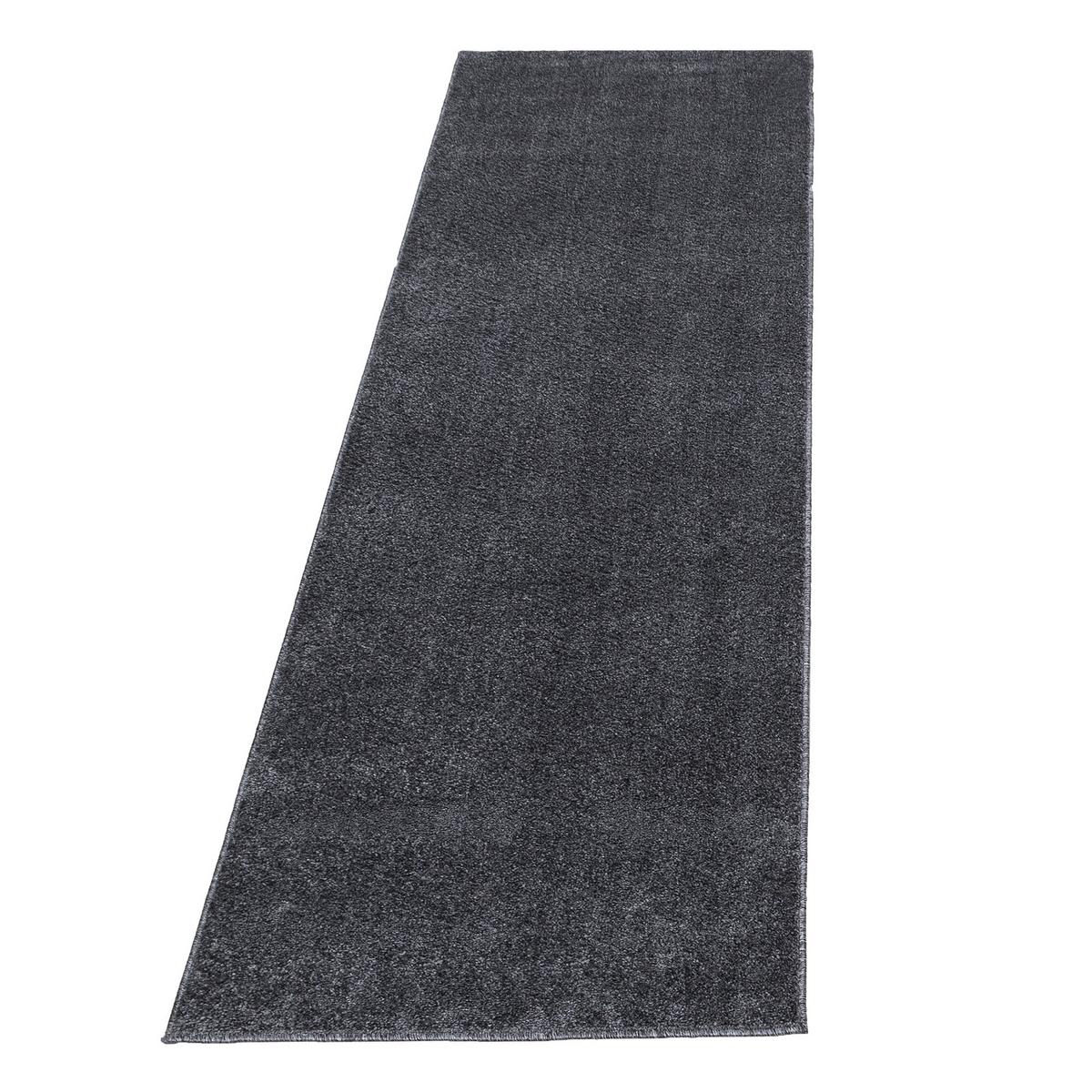 Teppich Läufer Grau Ata 80x250 Cm - KONVENTIONELL (80/250cm) - Novel
