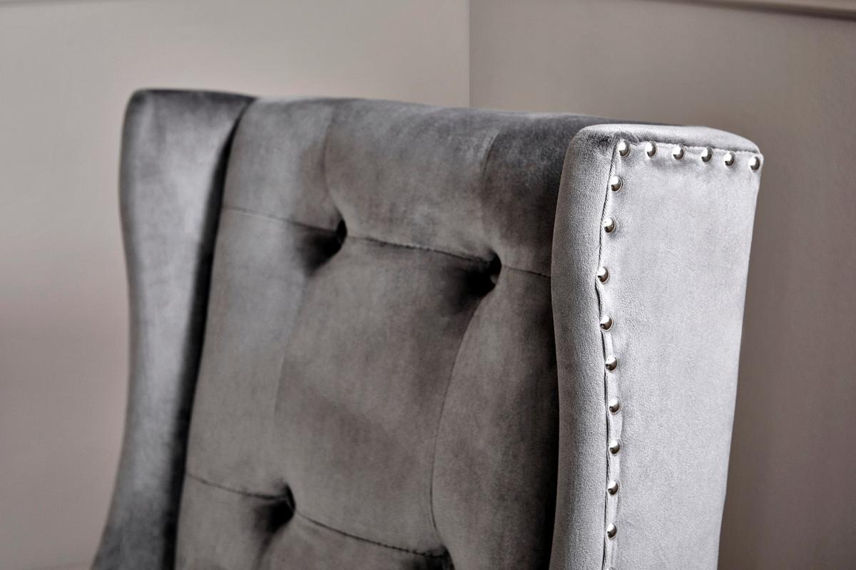 Stuhl Savik Norfolk Anthrazit/schwarz B: 57 Cm - Anthrazit/Schwarz, MODERN, Holz/Textil (57/64/99cm) - Livetastic