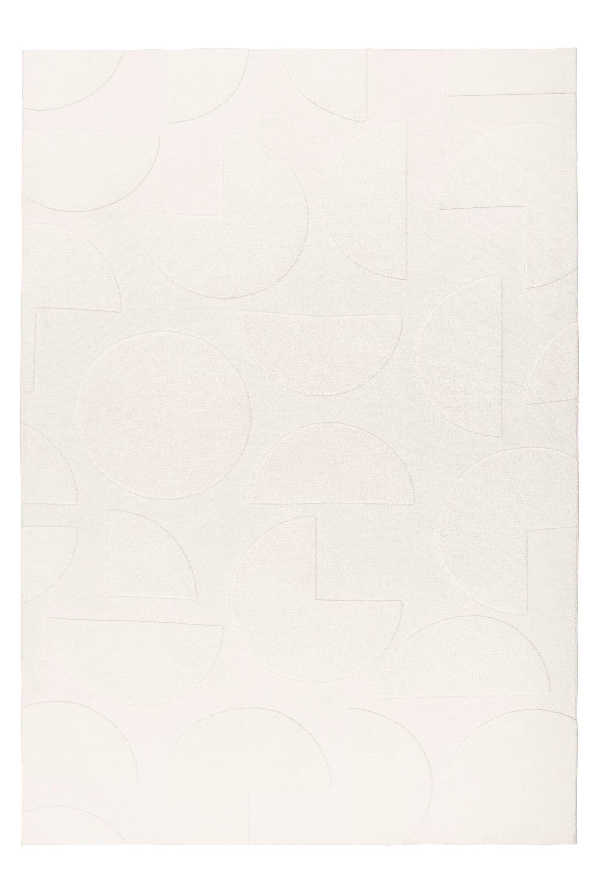 Flachwebteppich BxL: ca. 200x290 cm - Elfenbein, Basics, Textil (200/290cm) - Kayoom