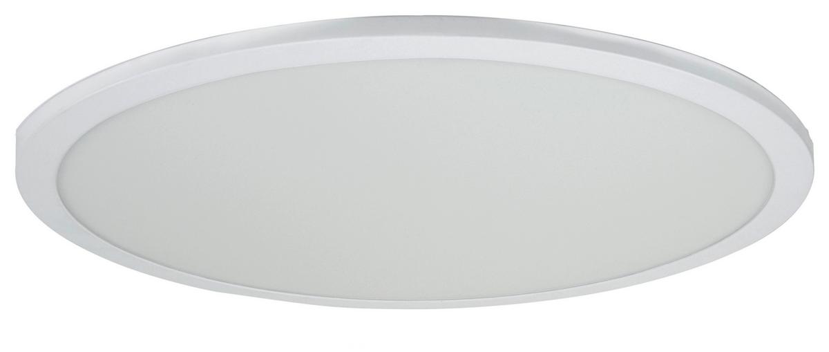 LED-Deckenleuchte Ø 60 cm, mit Farbtemperaturwechsler - Weiß, Basics, Kunststoff/Metall (60/1,5cm)