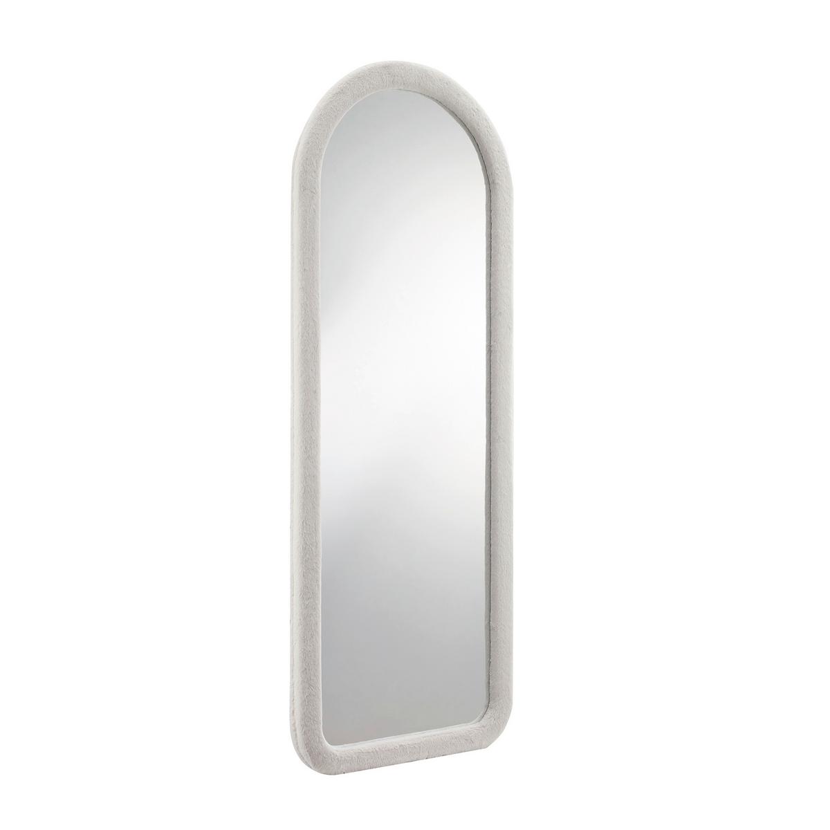 Standspiegel Beige B: 60 cm - Beige, Design, Glas/Holzwerkstoff (60/160/3cm) - Livetastic