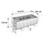Stahlrahmenpoolset Power Steel Rectangular 412 X 201 X 122 cm - Grau, Kunststoff/Metall (412/201/122cm) - Bestway Stahlrahmenpoolset Power Steel Rectangular 412 X 201 X 122 cm - Grau, Kunststoff/Metall (412/201/122cm) - Bestway
