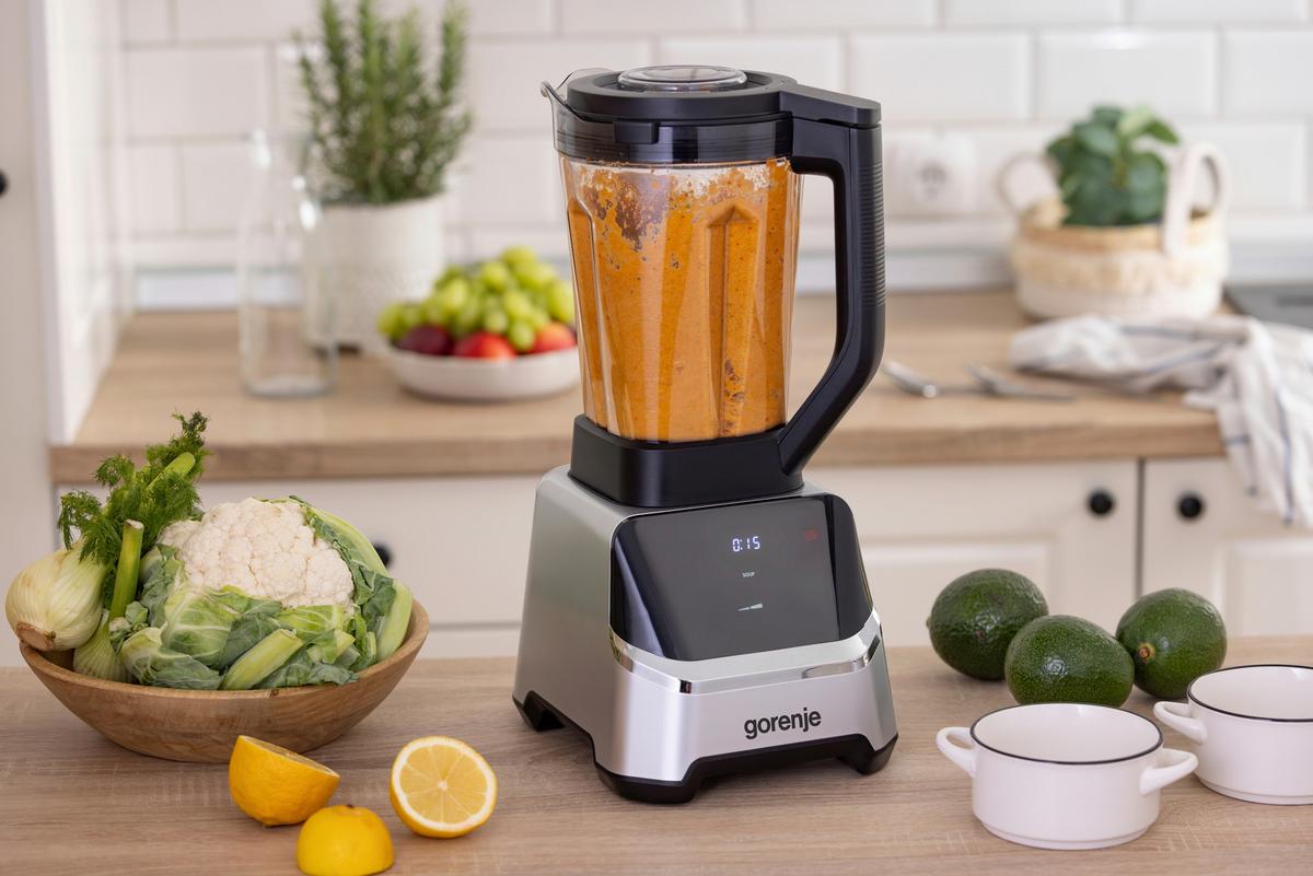 STANDMIXER 1500W, 2 Liter - Edelstahlfarben, Basics, Kunststoff/Metall (19,2/43,2/24cm) - Gorenje